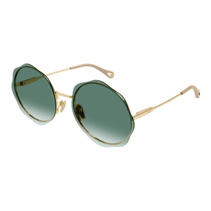 Chloé Chloe-0202s/s 002 Gold(green 61*19 Gafas De Sol Dorado