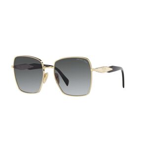 Prada-64zs/s Zvn5w1 Pale Gold(polar Grey Gradient 57*18 Gafas De Sol Dorado