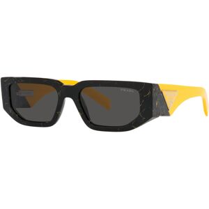 Prada-09zs/s 19d5s0 Black Yellow Marble(dark Grey 54*18 Gafas De Sol Negro/amarillo