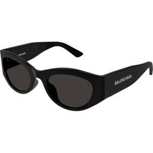 Balenciaga-Bb0330sk/s 001 Black (grey 54*22 Gafas De Sol Negro