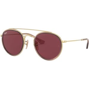 Rayban Rj-9647s 281/75 Gold/pink(dark Violet 46*21 Gafas De Sol Dorado