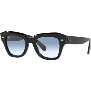 Rayban Rb-2186 12943m Black On Trasparent(blue Gradient Grey 49*20 Gafas De Sol Negro