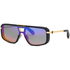 Philipp Plein Spp008m 703v Gafas De Sol Dorado-Negro