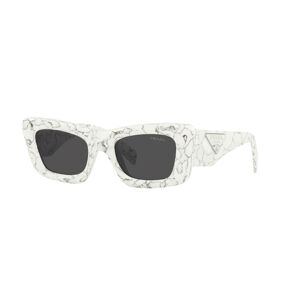 Prada-13zs/s 17d5s0 Matte White Marble(dark Grey 50*21 Gafas De Sol Blanco