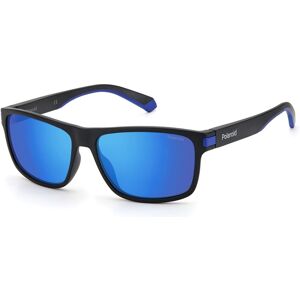 Polaroid-2121/s 0vk*5x Matte Black Blue(blue Mirror Polarized 58*15 Gafas De Sol Azul