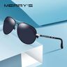 MERRY'S Design Gafas de sol polarizadas HD de aviación de marca clásica para hombre S8766
