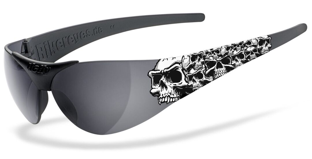 Helly Bikereyes Moab 4 1000 Skulls Gafas de sol - Negro (un tamaño)