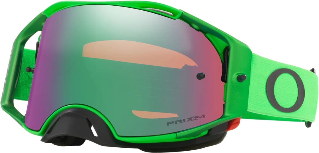 Oakley Airbrake Prizm Gafas de motocross - Negro Verde (un tamaño)