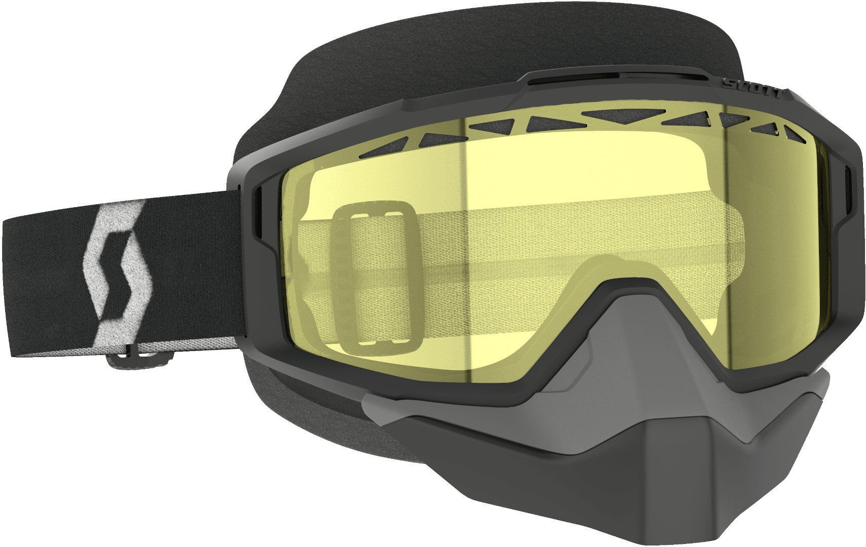 Scott Split OTG Gafas de nieve - Negro Blanco Amarillo