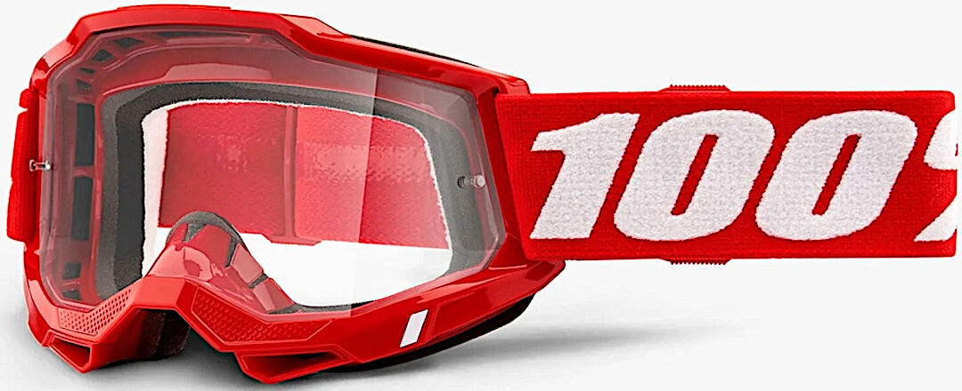 100% Accuri II Essential Gafas de motocross - Rojo