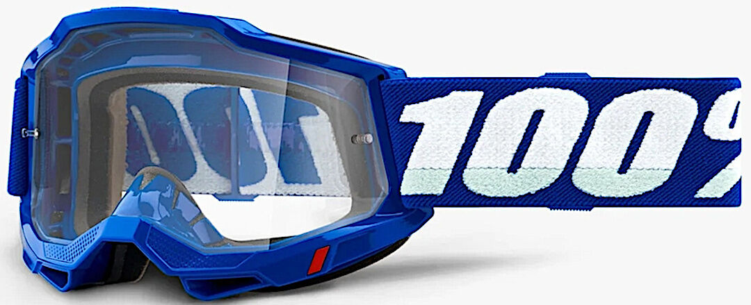 100% Accuri II OTG Essential Gafas de motocross - Blanco Azul
