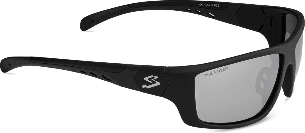 Spiuk smily negro lente plata polarizada gafas ciclismo Negro (UNICA)