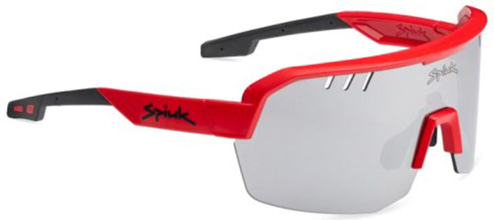 Spiuk lyra lente espejo plata gafas ciclismo Rojo (UNICA)