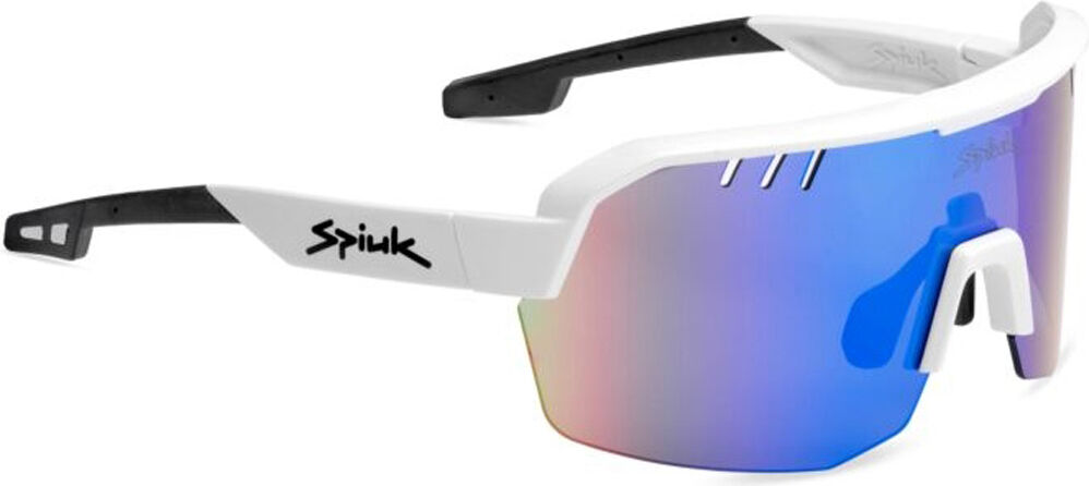 Spiuk lyra blanco lente espejo verde gafas ciclismo Verde (UNICA)