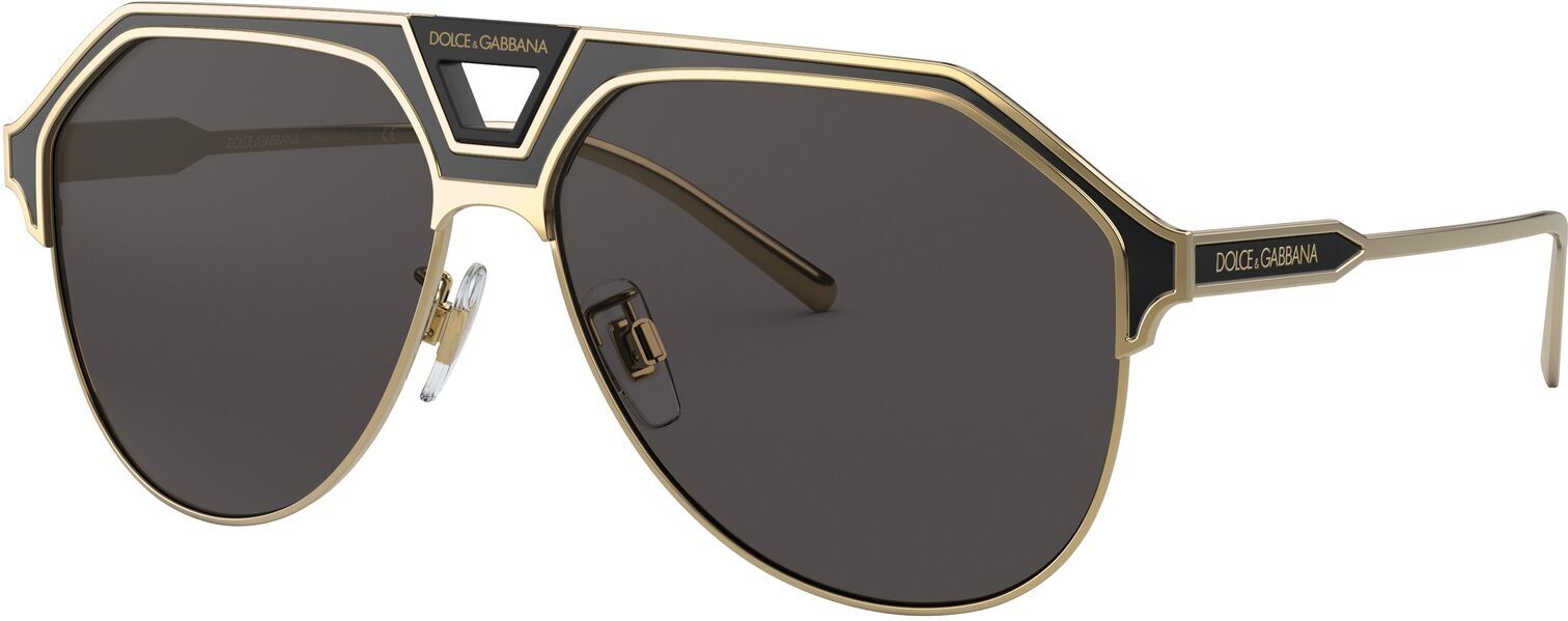 Dolce & gabbana Gabbana-2257/s 133487 Dorado(grey 60*13 Gafas De Sol Dorado-Negro