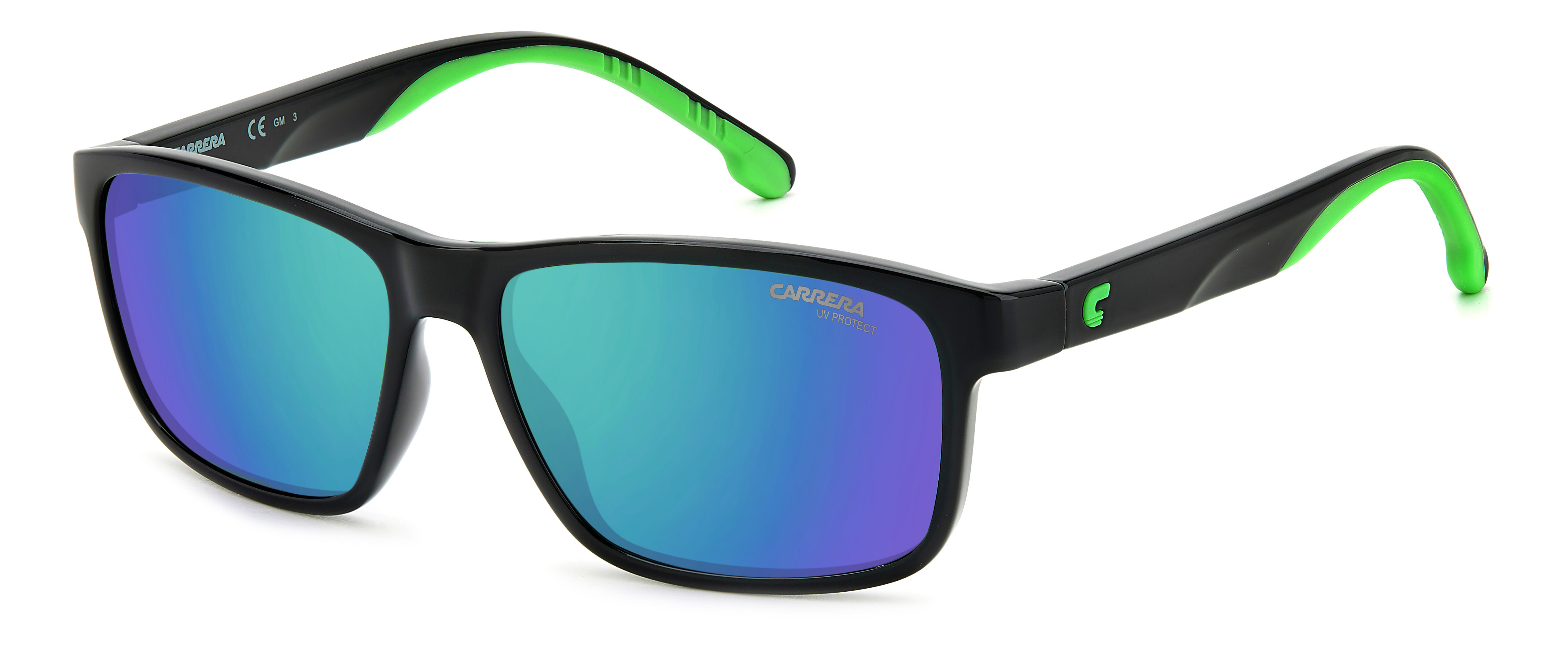 Carrera-2047t/s 7zj*z9 Black Green(green Multilayer 54*14 Gafas De Sol Negro
