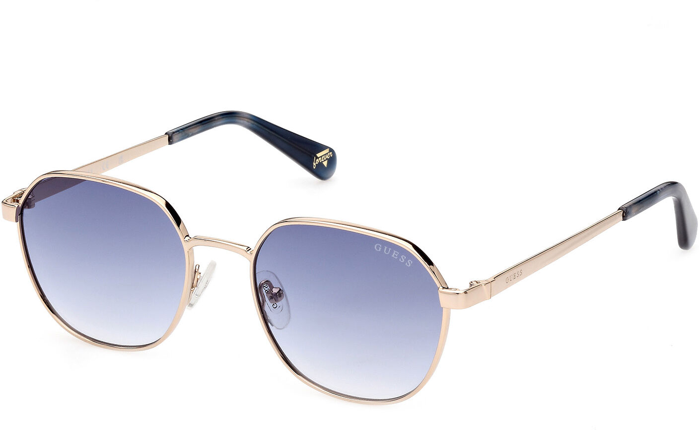 Guess-5215/s 32w Gold (gradient Blue 51*18 Gafas De Sol Dorado