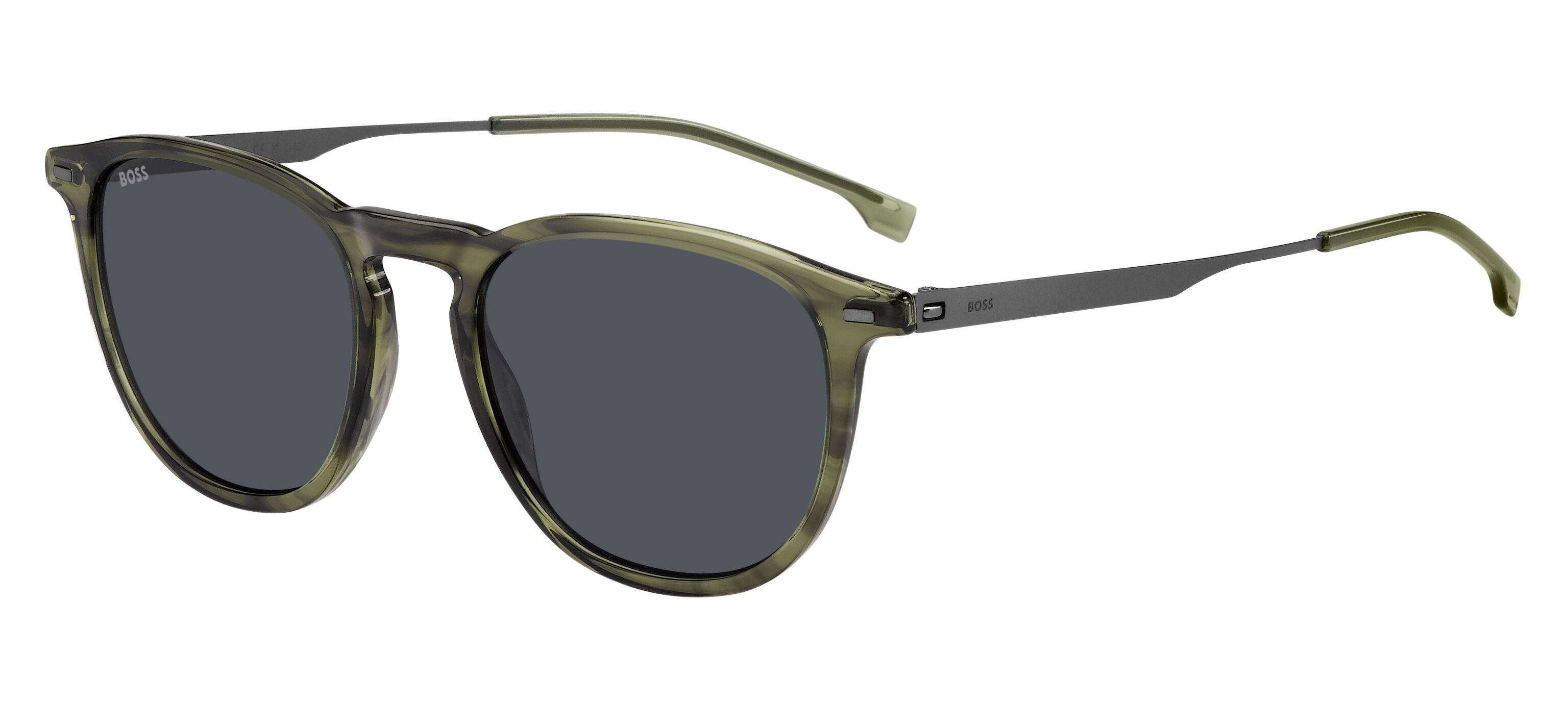 Boss 1639/s Xyg*ir Ruthenium Green Horn(grey 52*20 Gafas De Sol Verde