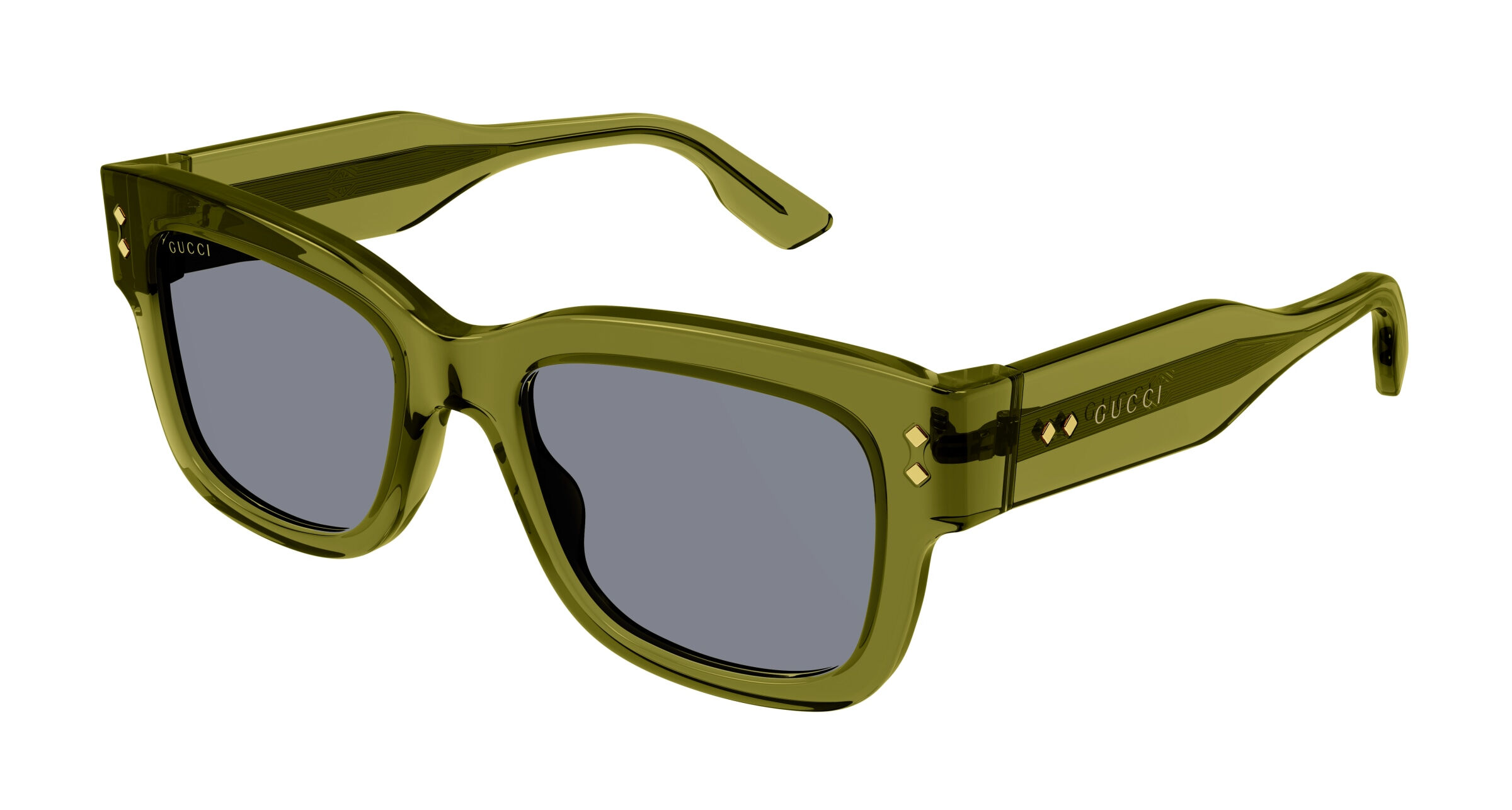 Gucci-1217s/s 004 Green(grey 53*20 Gafas De Sol Verde