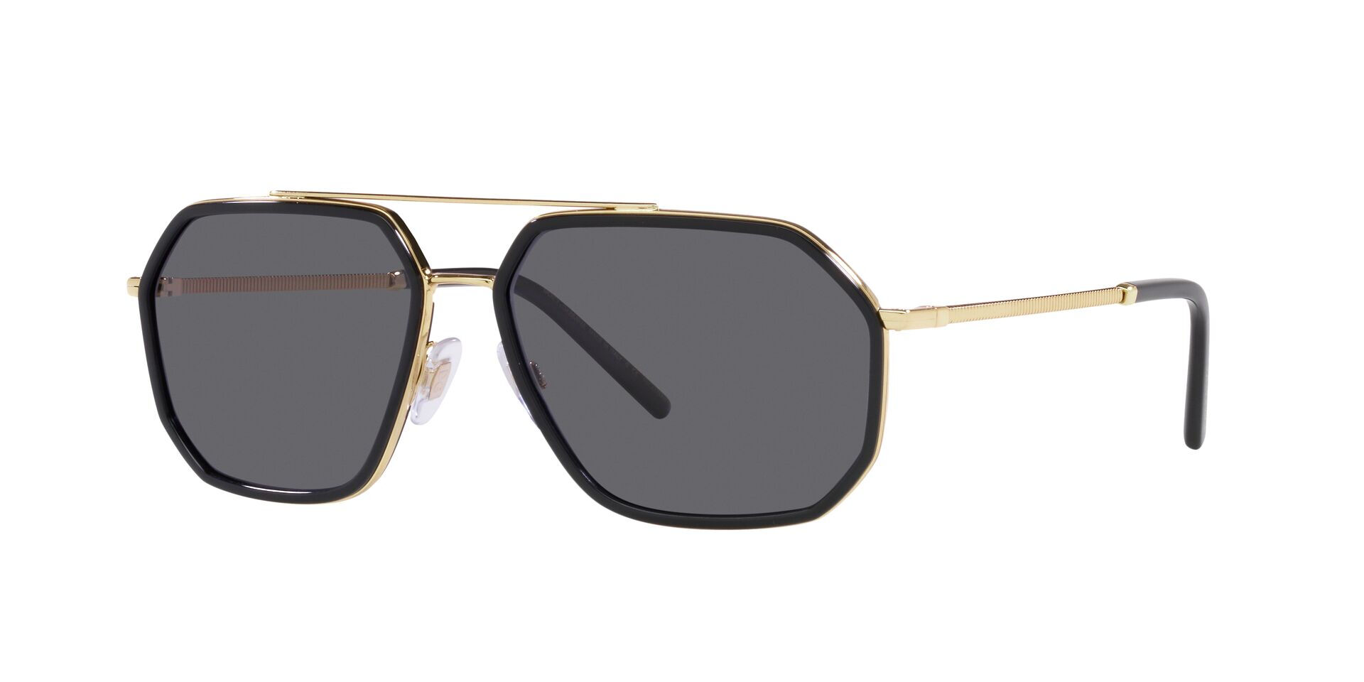 Dolce & gabbana Gabbana-2285/s 02/81 Gold/black(polar Grey 60*15 Gafas De Sol Negro