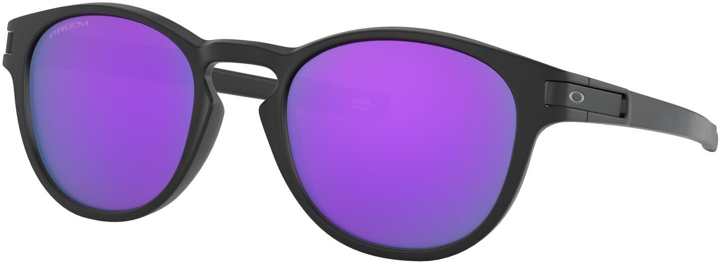 Oakley-Latch-9265 926555 Matte Black(prizm Violet 53*21 Gafas De Sol Negro