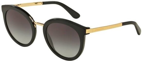 Dolce & Gabbana Dg 4268 501/8g Gafas De Sol Dorado-Negro