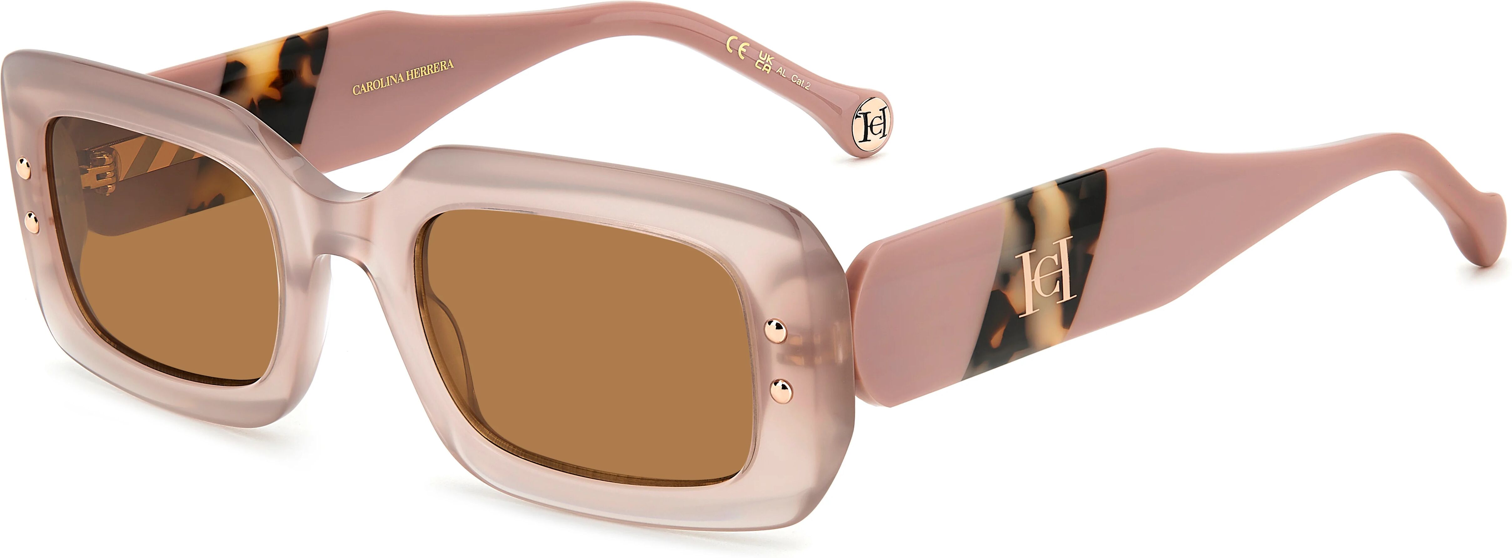 Carolina herrera Carolina-0187/s L93 Peach Havana 50*22 Gafas De Sol Peach