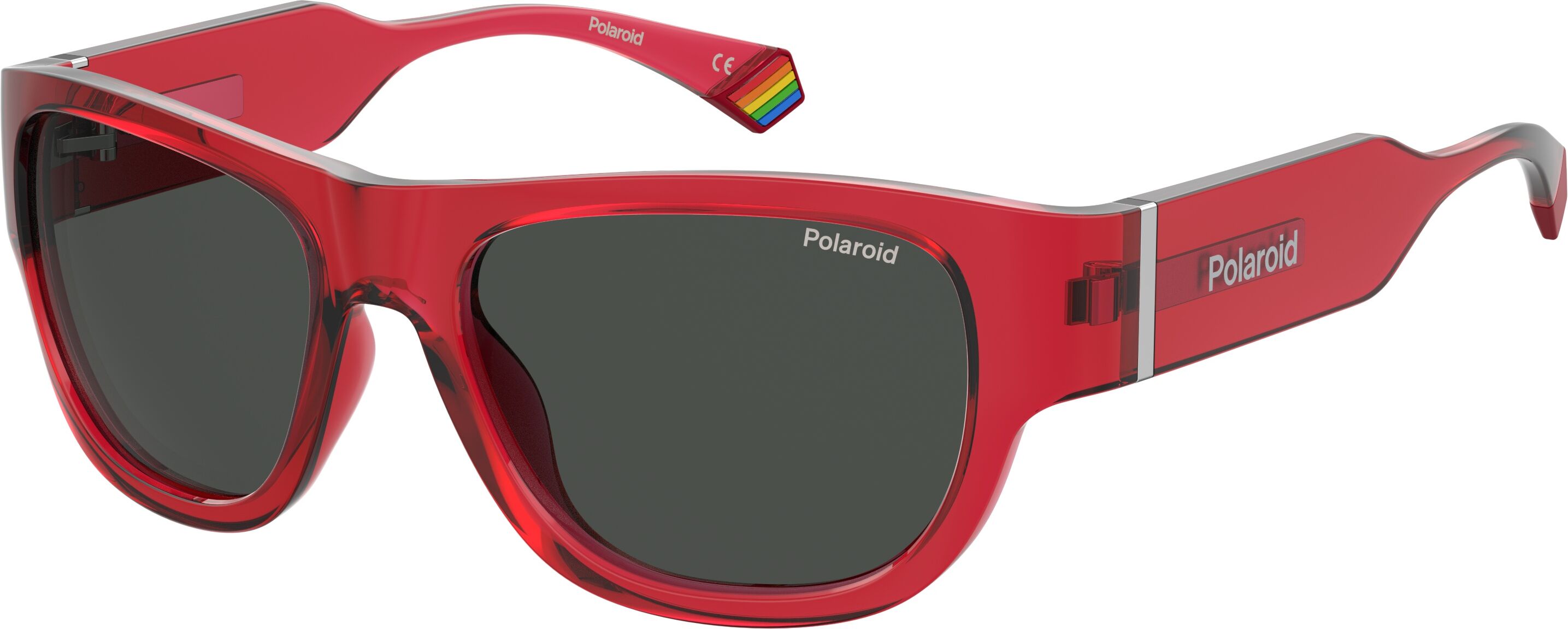 Polaroid-6197/s/mc/s C9a*m9 Red(grey Polarized 55*17 Gafas De Sol Rojo