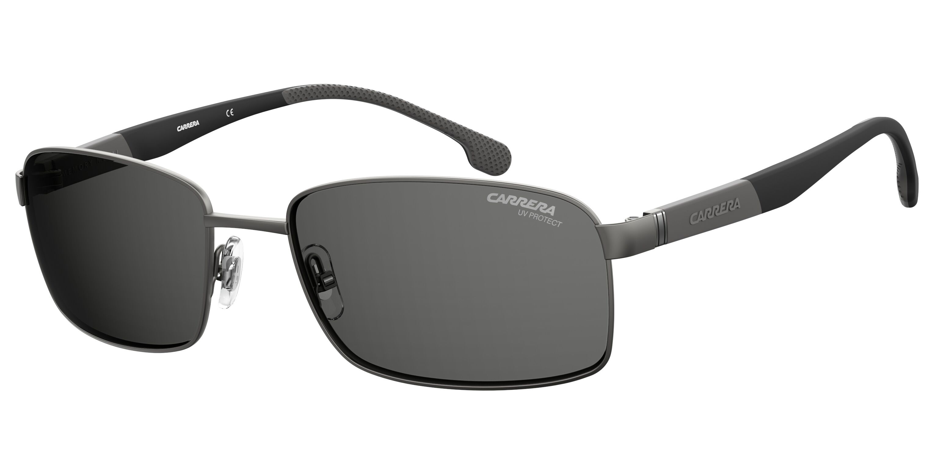 Carrera-8037/s R80 Matte Dark/ruthenium 58*18 Gafas De Sol Gris-Negro