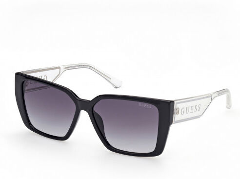 Guess-7818/s 01b Shiny Black  (gradient Smoke 56*13 Gafas De Sol Negro