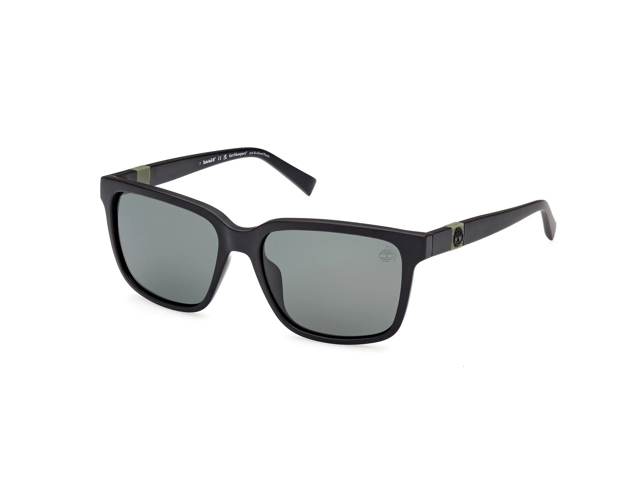 Timberland-9322-H/s 02r Matte Black (green Polarized 57*17 Gafas De Sol Negro