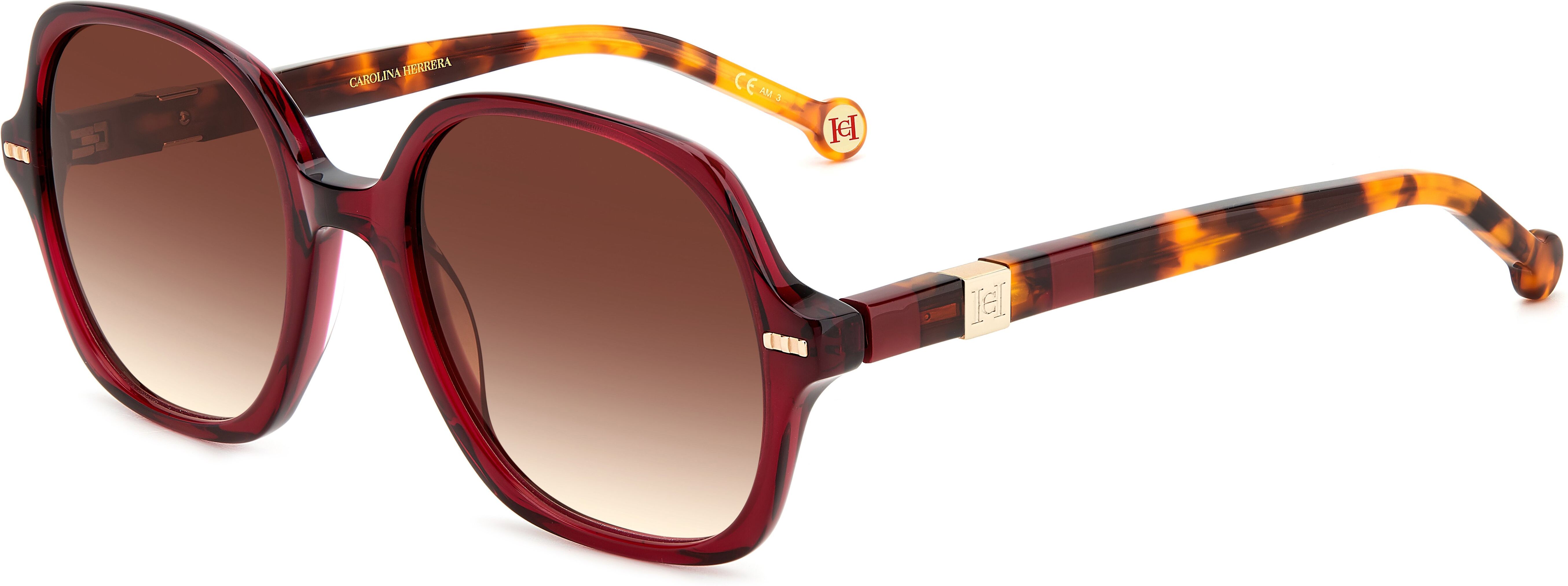 Carolina herrera Carolina-0106/s Ydc Burgundy Havana 55*20  Rojo   Havana