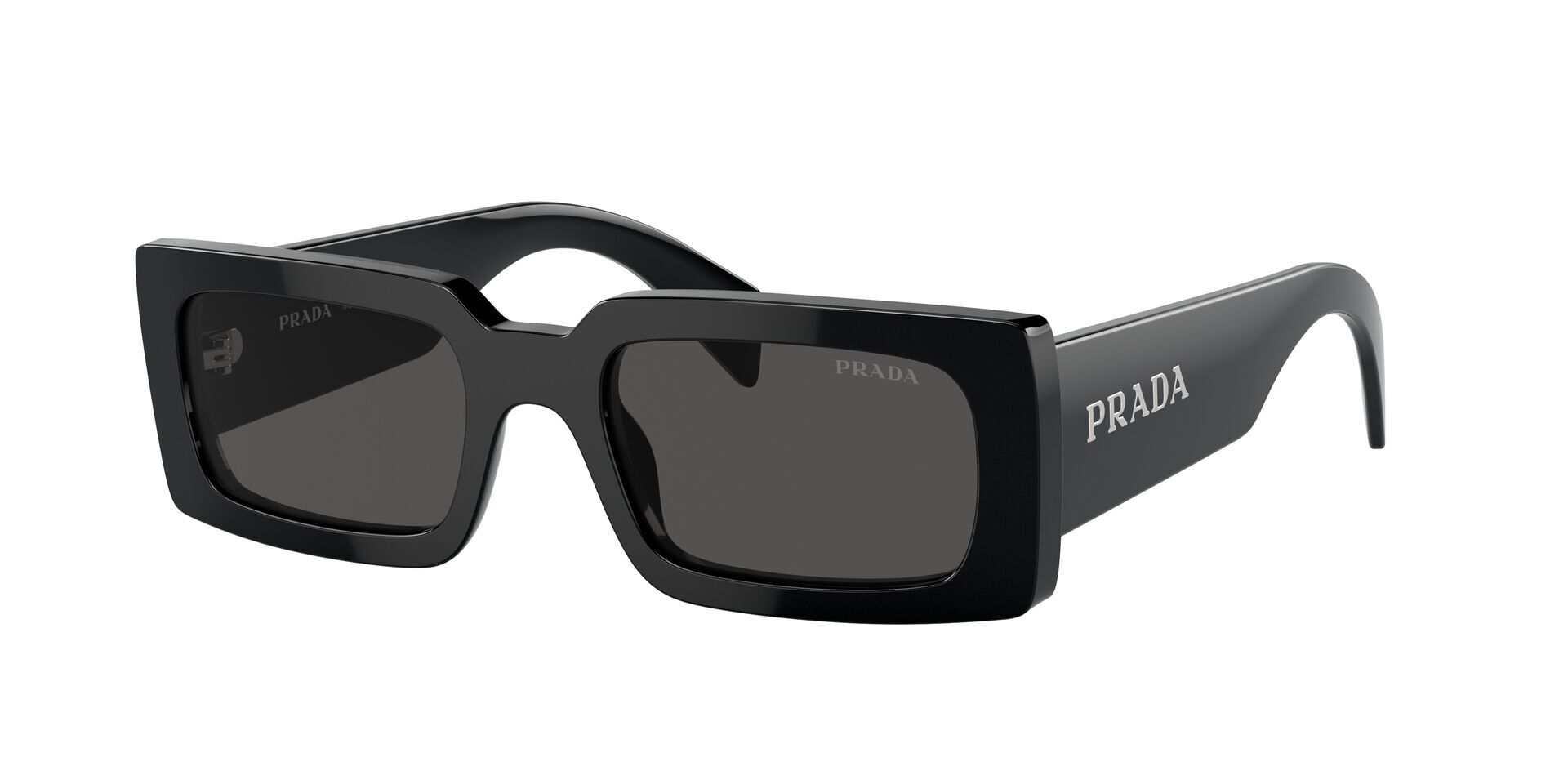 Prada-A07s/s 1ab5s0 Black(dark Grey 52*20 Gafas De Sol Negro