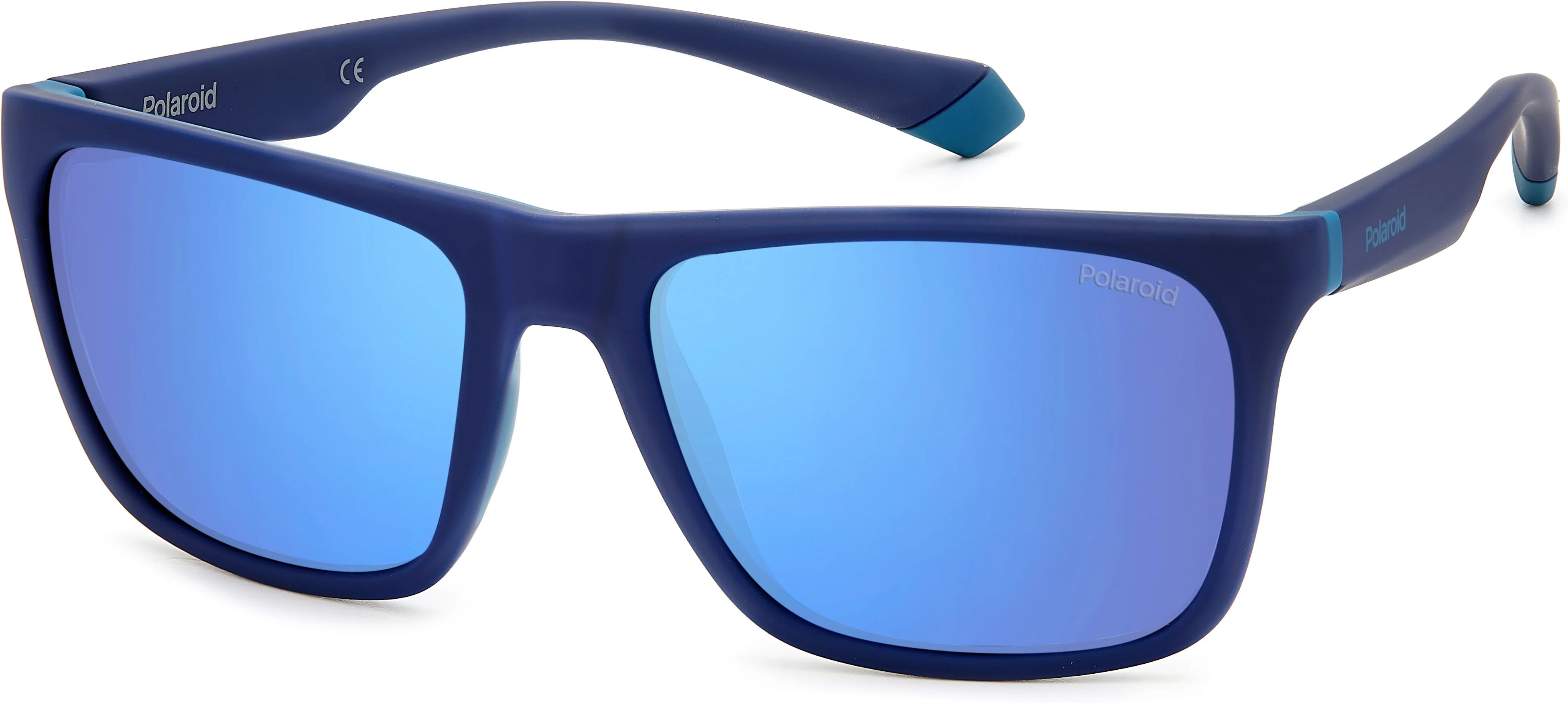 Polaroid-2141/s Vgl*5x Matt Blue Azure(blue Mirror Polarized 57*18 Gafas De Sol Azul