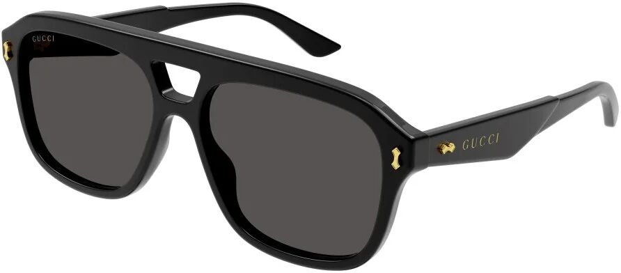 Gucci-1263s/s 001 Black 57*16 Gafas De Sol Negro