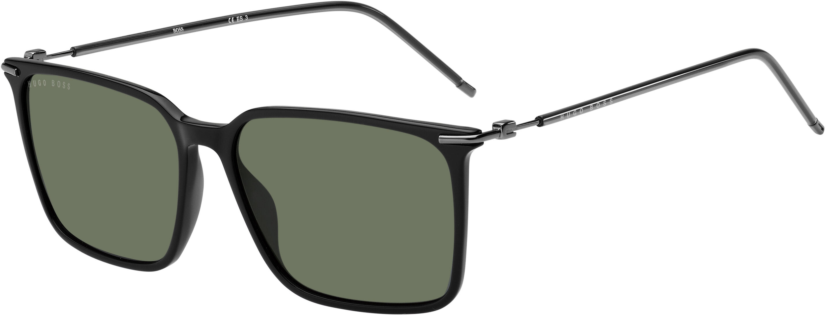 Boss 1371/s 807*qt Black(green 57*15 Gafas De Sol Negro