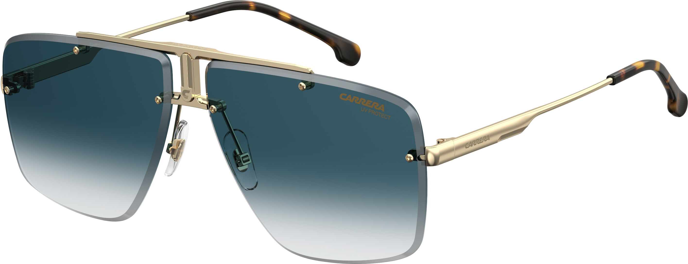 Carrera-1016/s 001(08) Yell Gold(dk Blue Sf) 64*11 Gafas De Sol Dorado