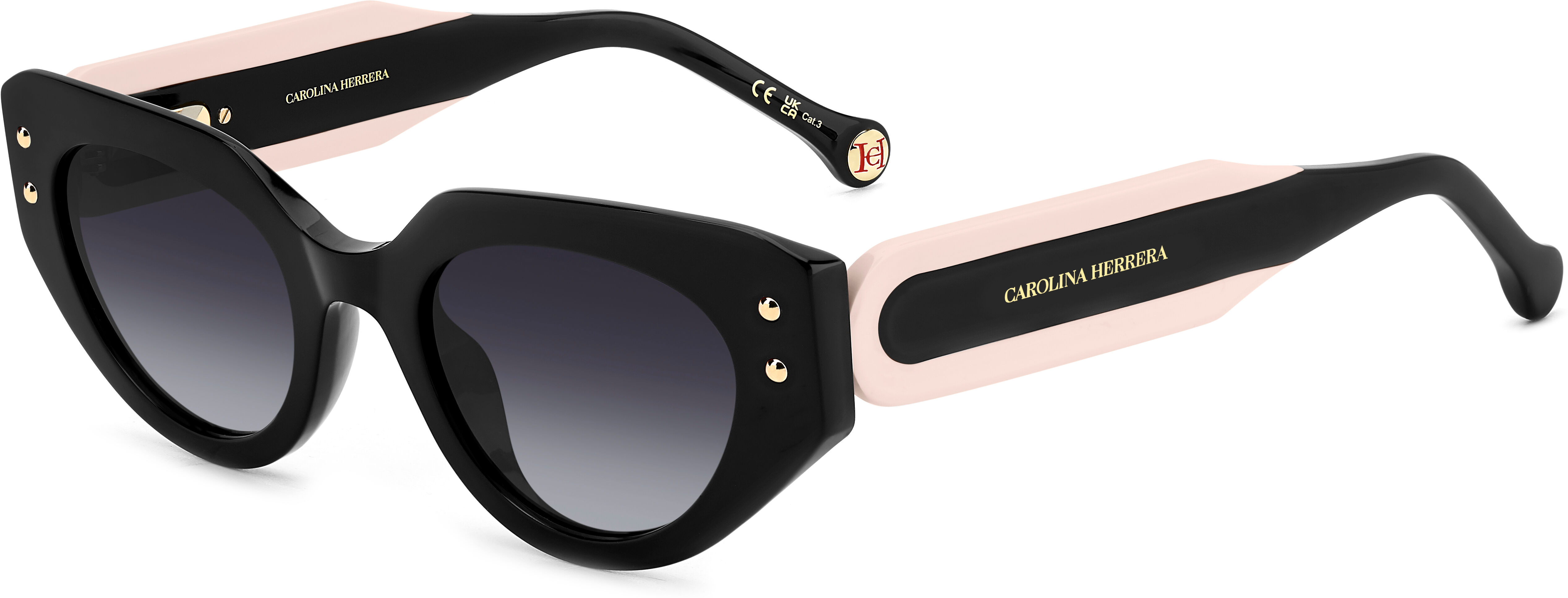 Carolina Herrera Her 0221g 3h2 9o Gafas De Sol Negro   Rosa