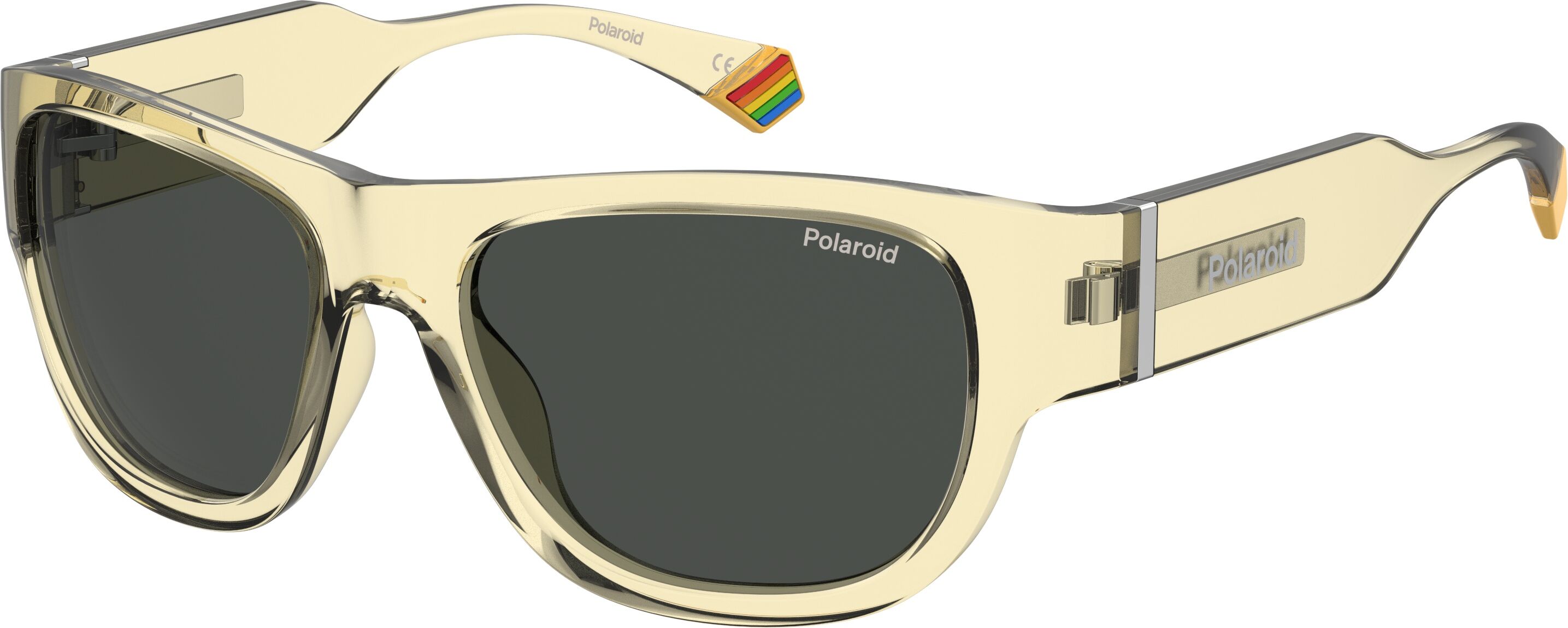 Polaroid-6197/s/mc/s 40g*m9 Yellow(grey Polarized 55*17 Gafas De Sol Amarillo