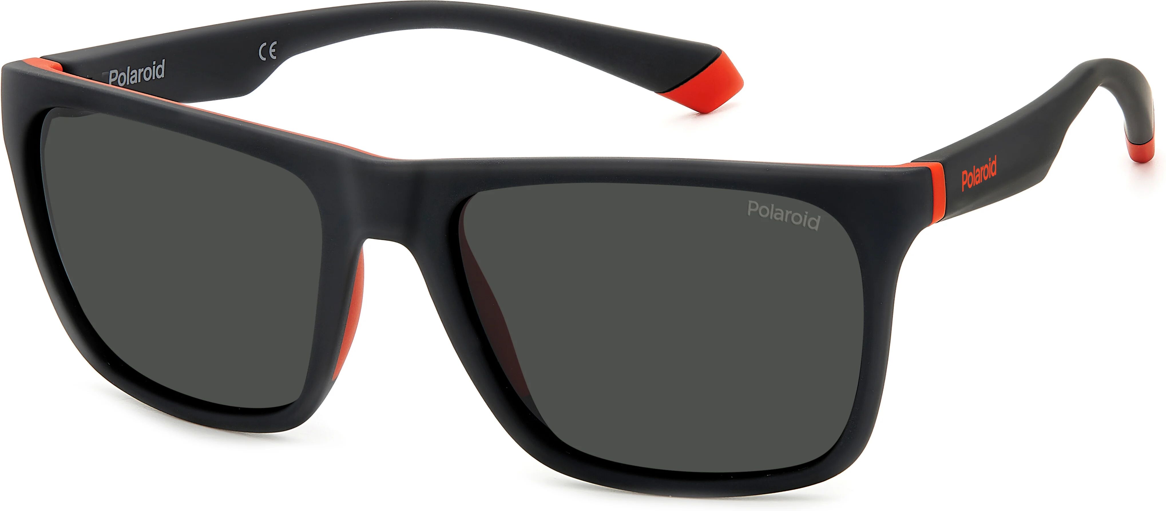 Polaroid-2141/s Blx*m9 Matte Black Red(grey Polarized 57*18 Gafas De Sol Negro