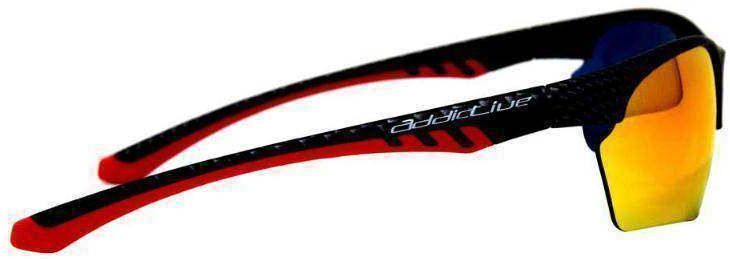 Gafas Addictive Tie Break Negro Rojo