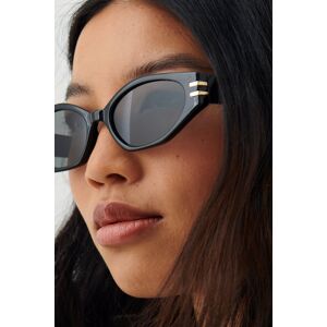 Gina Tricot - Sleek sunglasses - Aurinkolasit - Black - ONESIZE - Female - Black - Female