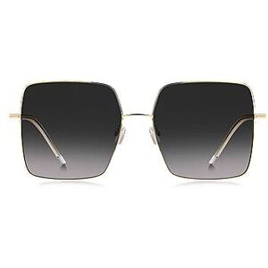 Boss Square-frame sunglasses in lightweight titanium