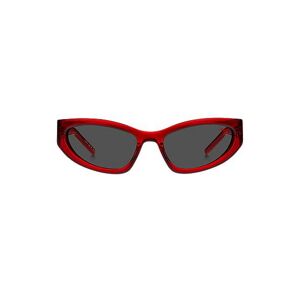 HUGO Red-acetate optical frames with 3D monogram