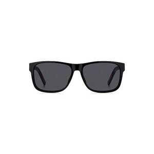 HUGO Black-acetate sunglasses with branded temples