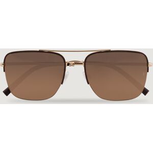 Oliver Peoples R-2 Sunglasses Umber/Gold - Valkoinen - Size: XS S M L - Gender: men