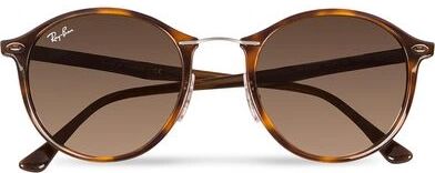 Ray Ban 0RB4242 Round Sunglasses Light Havana/Brown