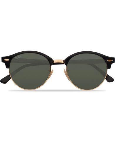 Ray Ban 0RB4246 Clubround Sunglasses Black/Green