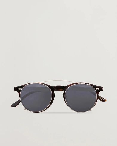 TBD Eyewear Pleat Clip On Sunglasses Classic Tortoise