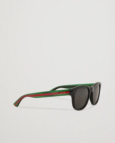 Gucci GG0003S Sunglasses Black/Green/Grey